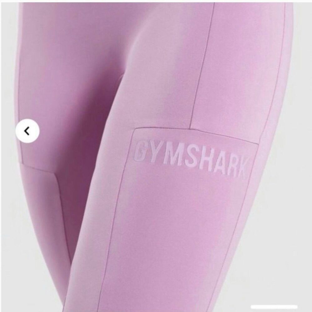 Gymshark Women's Ori Leggings Mid Rise Pastel Grape Purple Size M - Picture 4 of 16